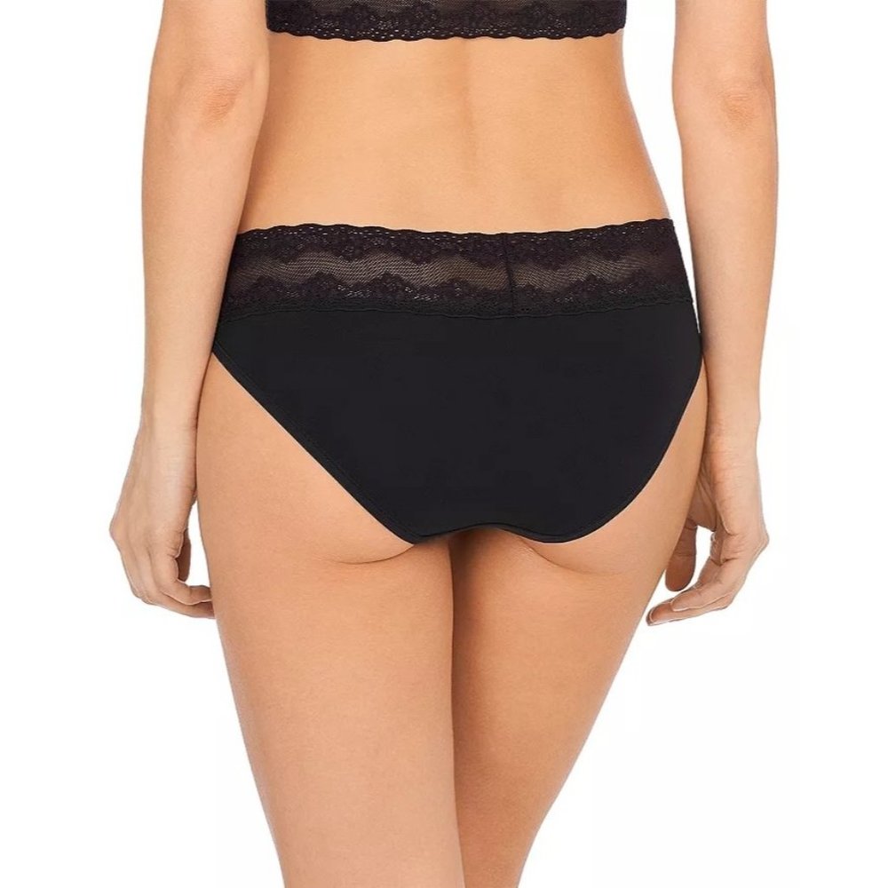 NATORI Bliss Perfection V-Kini Panties in Black - NWT - One Size - Picture 4 of 4